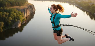 Роупджампинг - прыжки с верёвкой