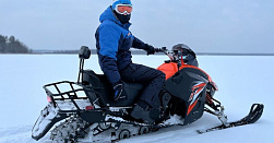 Катание на снегоходах в Ижевске