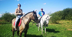 Конная прогулка в группе